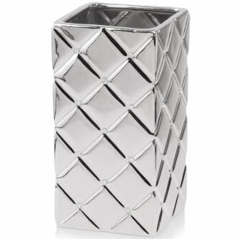 Vaza Ceramica Glamour Silver
